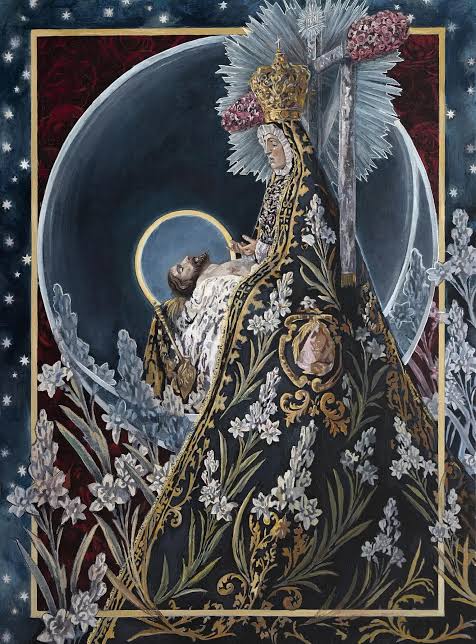 Cartel de la Ofrenda Floral 2026 a la Virgen de las Angustias de Granada