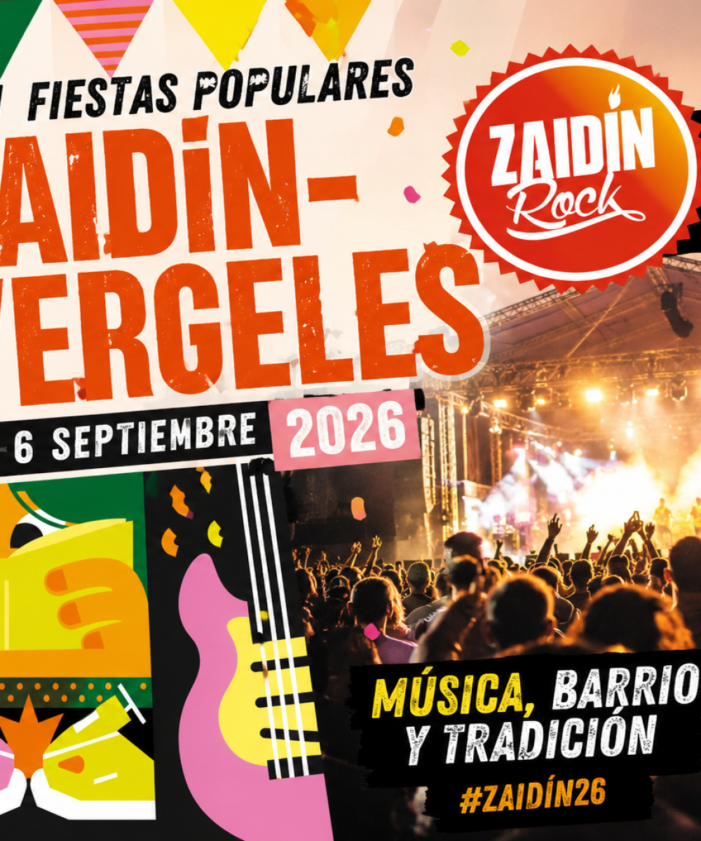 Fiestas del Zaidín 2026 en Granada y Zaidín Rock